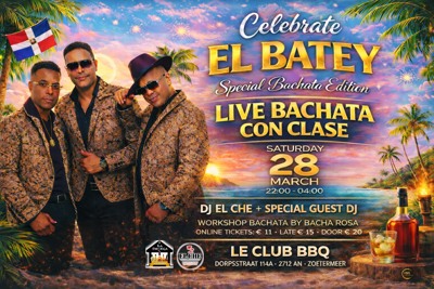 El Batey met Bachata con Clase Live!!!: Le Club BBQ te Zoetermeer