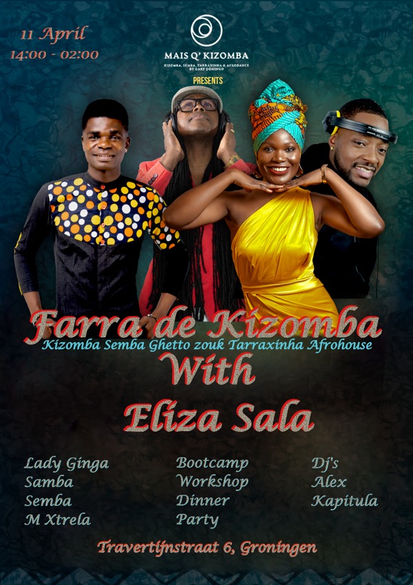 Latin Mix Night Meets Eliza Sala, MaisQKizomba te Groningen Latin Mix Night Meets Eliza Sala: MaisQKizomba te Groningen