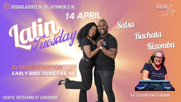 Dos Bailadores Latin Tuesday salsa, bachata en kizomba, Dos Bailadores te Leiderdorp Dos Bailadores Latin Tuesday salsa, bachata en kizomba: Dos Bailadores te Leiderdorp