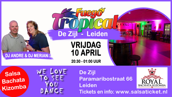 Fuego Tropical in De Zijl - Leiden, Fuego Tropical te Leiden Fuego Tropical in De Zijl - Leiden: Fuego Tropical te Leiden