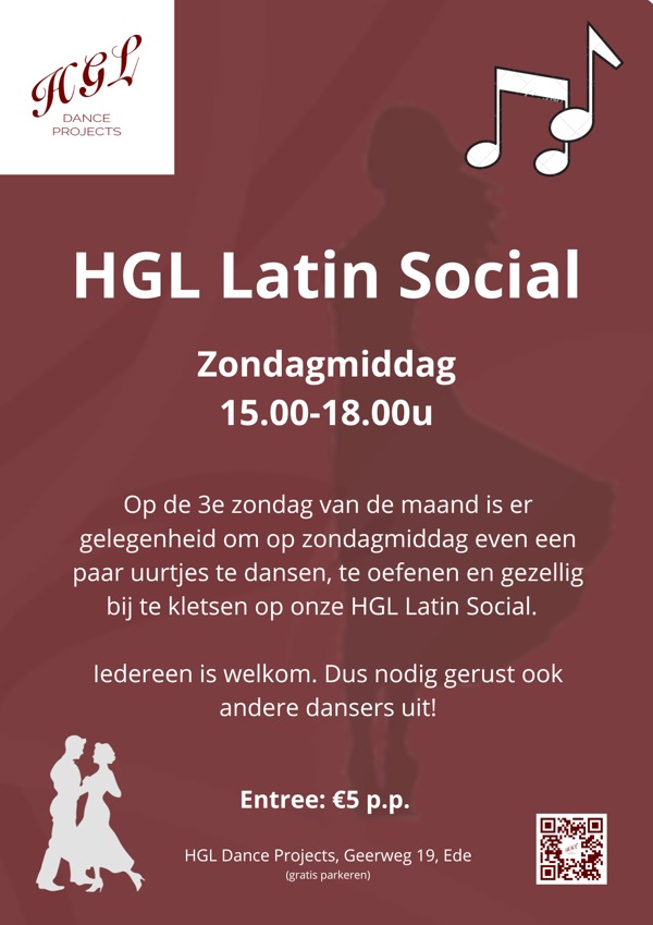 HGL Latin Social (first edition), HGL Dance Projects te Ede HGL Latin Social (first edition): HGL Dance Projects te Ede
