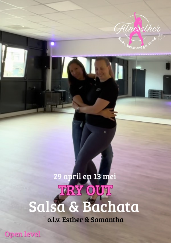 Salsa & Bachata TRY OUT, Fitnessther te Almere Salsa & Bachata TRY OUT: Fitnessther te Almere