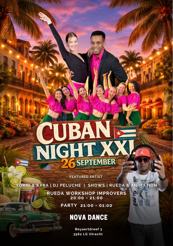 Cuban Night XXL, Nova Dance Utrecht te Utrecht Cuban Night XXL: Nova Dance Utrecht te Utrecht