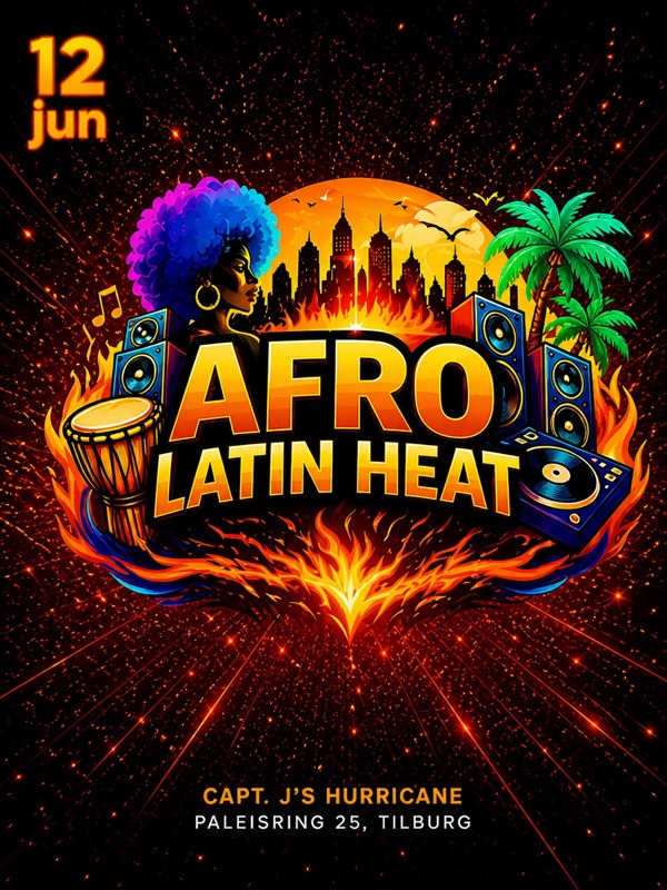 Afro Latin Heat, Capt. J's Hurricane te Tilburg Afro Latin Heat: Capt. J's Hurricane te Tilburg