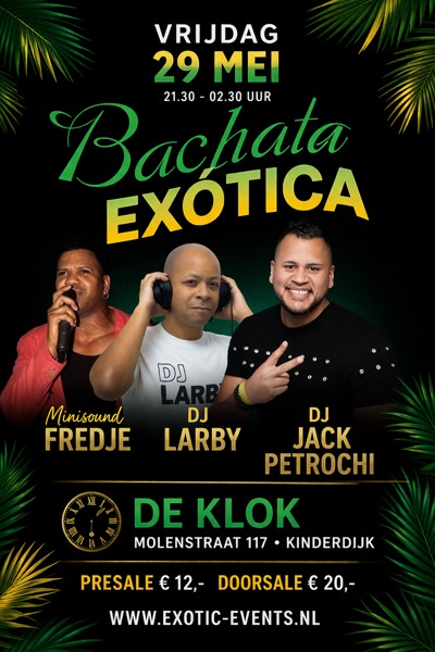 Bachata Exotica  Kinderdijk: Exotic Party Services te Kinderdijk