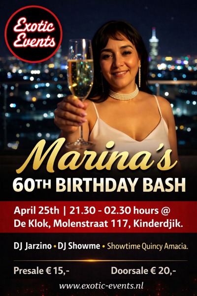 Bachata Exotica & Marina`s Birthday Party: Exotic Party Services te Kinderdijk