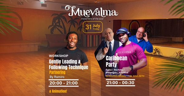 MUAVALMA Tropical Summer Party, workshop, 2 dj's, Esencia Dance Studio te Hilversum MUAVALMA Tropical Summer Party, workshop, 2 dj's: Esencia Dance Studio te Hilversum