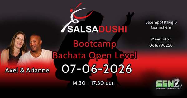 Bootcamp Bachata Moderna Open Level, SALSADUSHI te Gorinchem Bootcamp Bachata Moderna Open Level: SALSADUSHI te Gorinchem
