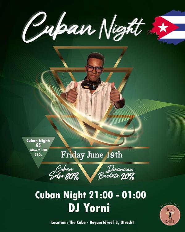 Friday: Cuban Night, Nova Dance Utrecht te Utrecht Friday: Cuban Night: Nova Dance Utrecht te Utrecht