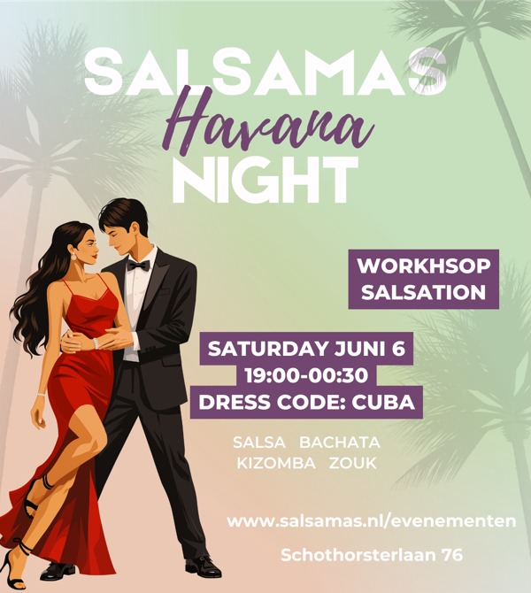 Havana night, Latin café Salsamas te Amersfoort Havana night: Latin café Salsamas te Amersfoort