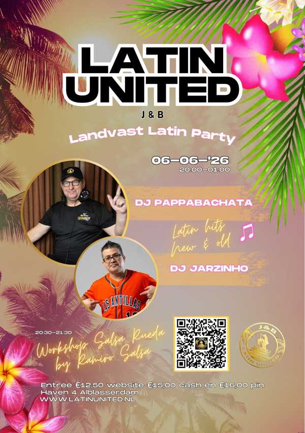 LANDVAST LATIN DANCE&WORKSHOP RUEDA 6 JUNI, latin united j&b te Alblasserdam LANDVAST LATIN DANCE&WORKSHOP RUEDA 6 JUNI: latin united j&b te Alblasserdam