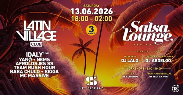 Latin Village Salsalounge Revival – Salsa & Bachata Special, Latin Village te Amsterdam Latin Village Salsalounge Revival – Salsa & Bachata Special: Latin Village te Amsterdam