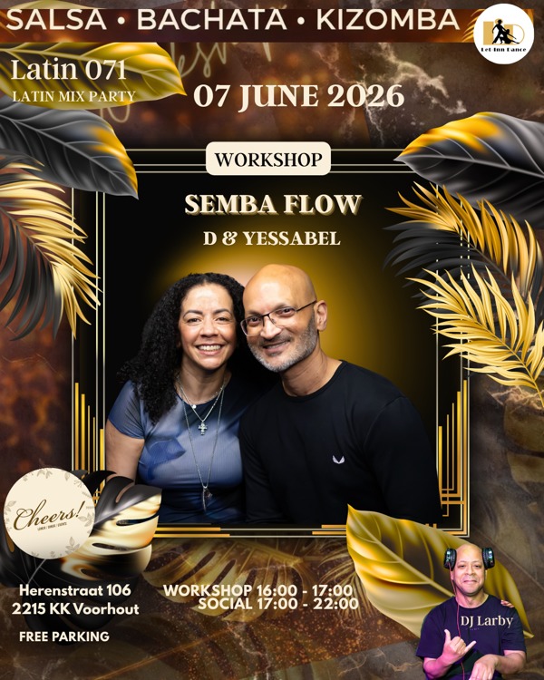 Latin071 - workshop Semba - Latin Mix Party, Latin 071 te Voorhout Latin071 - workshop Semba - Latin Mix Party: Latin 071 te Voorhout