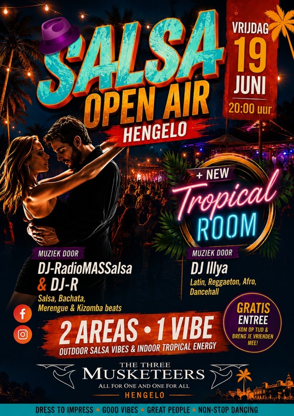 NEW! Salsa Open Air Hengelo & Latin Tropical Room, Dj RadioMASsalsa (Marcial Sanchez Calvo) te Hengelo Ov. NEW! Salsa Open Air Hengelo & Latin Tropical Room: Dj RadioMASsalsa (Marcial Sanchez Calvo) te Hengelo Ov.