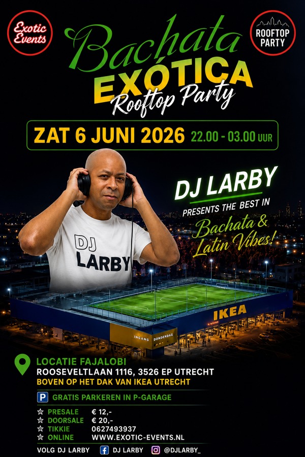 Bachata Exotica rooftop IKEA Utrecht, Exotic Party Services te Utrecht Bachata Exotica rooftop IKEA Utrecht: Exotic Party Services te Utrecht