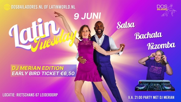 Dos Bailadores Latin Tuesday salsa, bachata en kizomba, Dos Bailadores te Leiderdorp Dos Bailadores Latin Tuesday salsa, bachata en kizomba: Dos Bailadores te Leiderdorp
