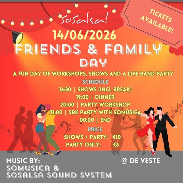 Sosalsa! Friends and Family day 2026, Sosalsa! te Delft Sosalsa! Friends and Family day 2026: Sosalsa! te Delft