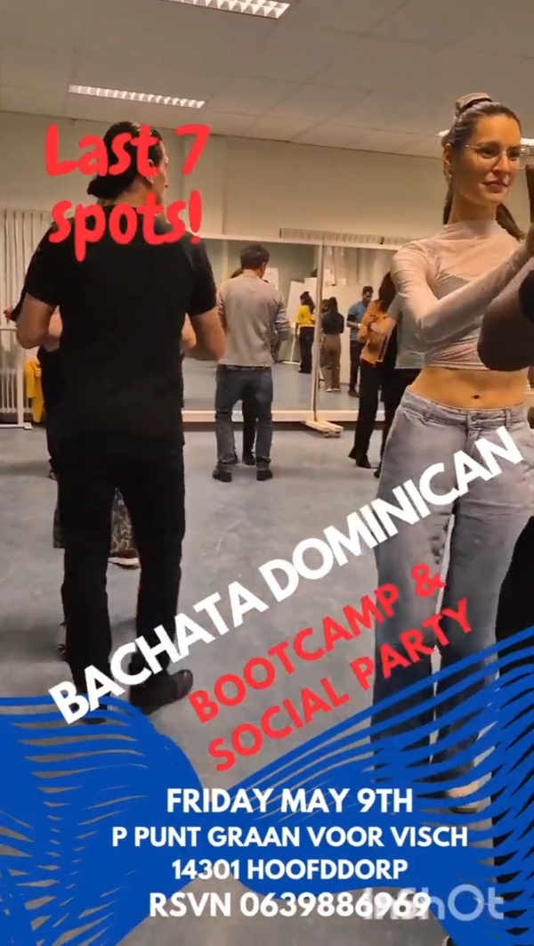 Bachata Dominican bootcamp, Fire Dance Academy te Hoofddorp Bachata Dominican bootcamp: Fire Dance Academy te Hoofddorp