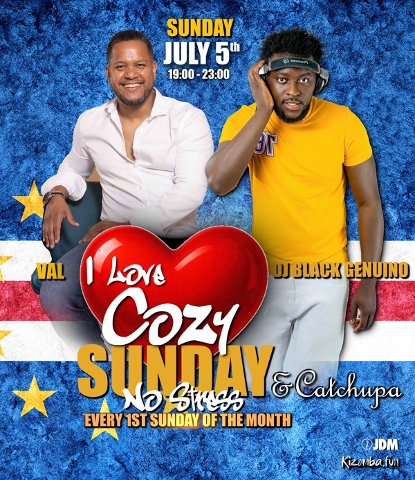 I LOVE COZY Kizomba Sunday, Kizomba.fun te Hoogvliet I LOVE COZY Kizomba Sunday: Kizomba.fun te Hoogvliet