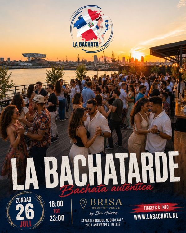 La Bachatarde - Sunday Daytime Rooftop Edition, La Bachata te Antwerpen La Bachatarde - Sunday Daytime Rooftop Edition: La Bachata te Antwerpen