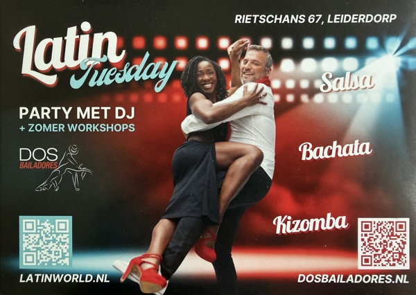 Dos Bailadores Latin Tuesday salsa, bachata en kizomba, Dos Bailadores te Leiderdorp Dos Bailadores Latin Tuesday salsa, bachata en kizomba: Dos Bailadores te Leiderdorp