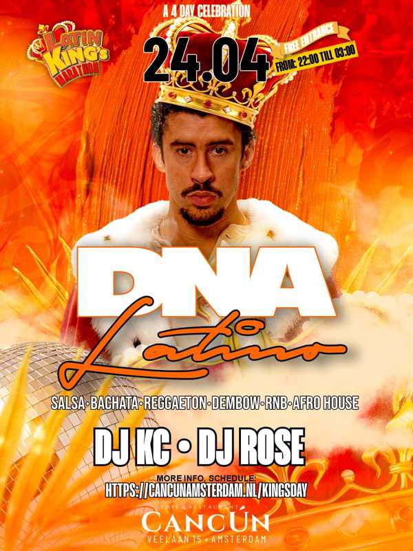 Cancún Social Club - DNA Latino, Cancún Social Club Amsterdam te Amsterdam Cancún Social Club - DNA Latino: Cancún Social Club Amsterdam te Amsterdam