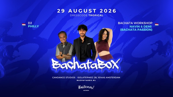 BachataBox August 29, Bailemos Amsterdam te Amsterdam BachataBox August 29: Bailemos Amsterdam te Amsterdam