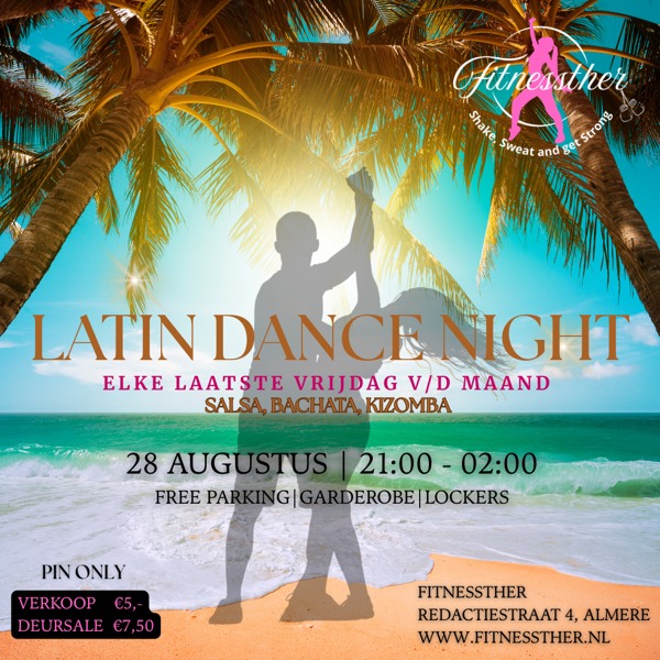 Latin Dance Night, Fitnessther te Almere Latin Dance Night: Fitnessther te Almere