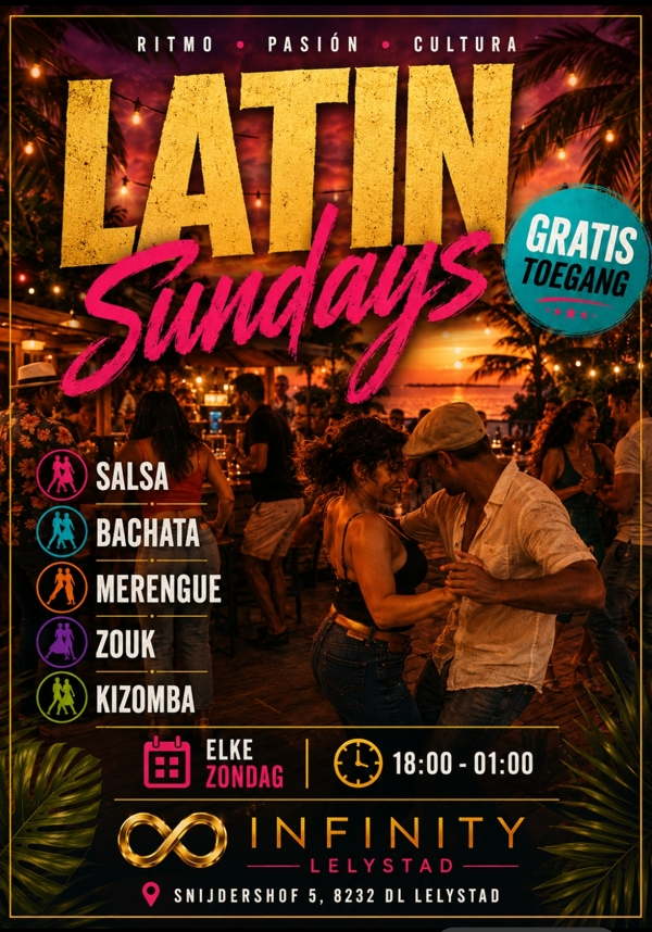Latin Sundays, Infinity te Lelystad Latin Sundays: Infinity te Lelystad
