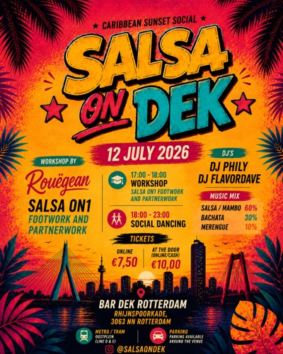 Salsa ON Dek: Salsa ON Dek te Rotterdam