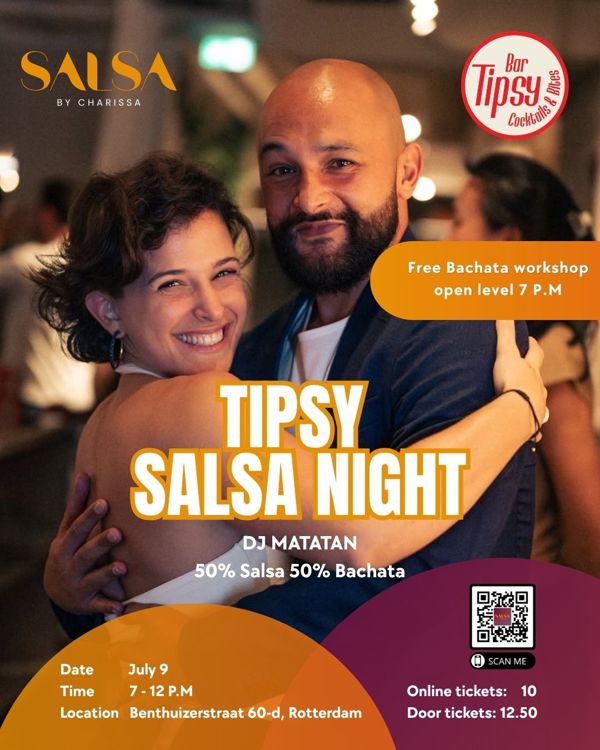 TIPSY SALSA NIGHT, Salsa By Charissa te Rotterdam TIPSY SALSA NIGHT: Salsa By Charissa te Rotterdam