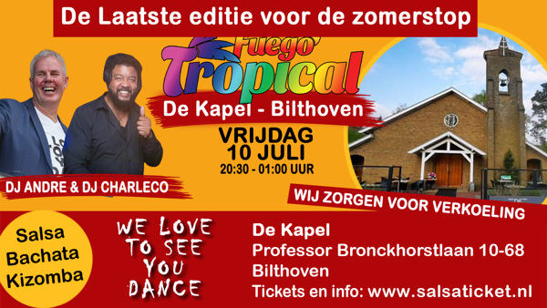Fuego Tropical in de kapel van Bilthoven, ijsjes editie, Fuego Tropical te Bilthoven Fuego Tropical in de kapel van Bilthoven, ijsjes editie: Fuego Tropical te Bilthoven