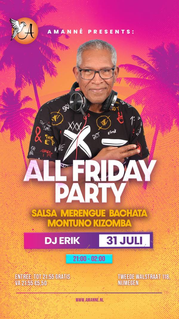 Amanné All Salsa & Bachata Party, Amanné Caribisch Centrum te Nijmegen Amanné All Salsa & Bachata Party: Amanné Caribisch Centrum te Nijmegen