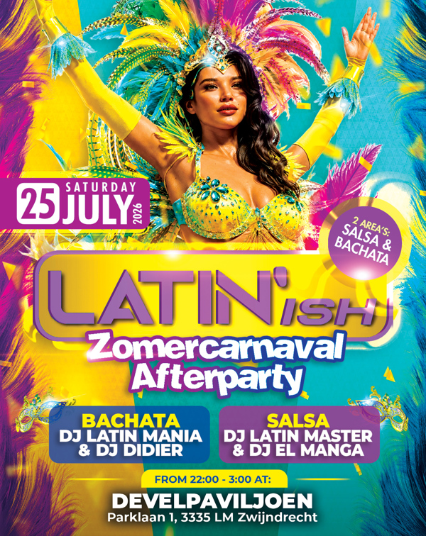 Lantin'ish - Zomercarnaval Afterparty, Tropi Caliente te Zwijndrecht Lantin'ish - Zomercarnaval Afterparty: Tropi Caliente te Zwijndrecht