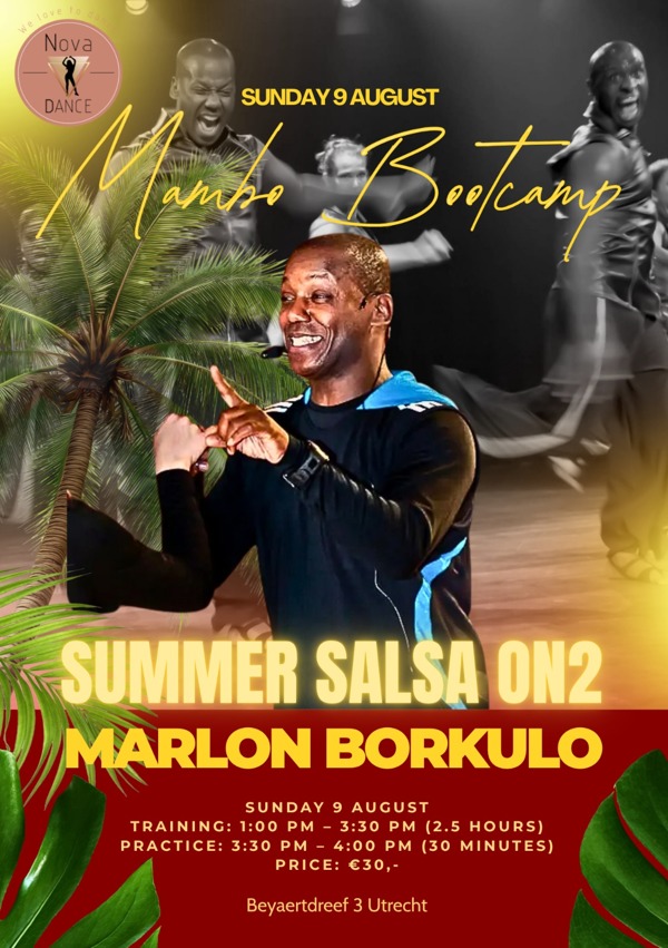 Bootcamp: Mambo (Salsa On2), Nova Dance Utrecht te Utrecht Bootcamp: Mambo (Salsa On2): Nova Dance Utrecht te Utrecht