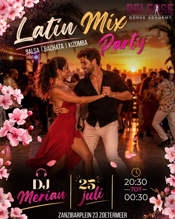 Release | Salsa Bachata Kizomba | Latin mix party, Release Dance Academy te Zoetermeer Release | Salsa Bachata Kizomba | Latin mix party: Release Dance Academy te Zoetermeer
