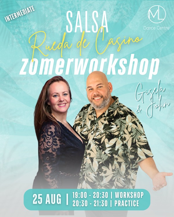 Workshop Rueda beginners / intermediate, ML Dance Centre te Amersfoort Workshop Rueda beginners / intermediate: ML Dance Centre te Amersfoort