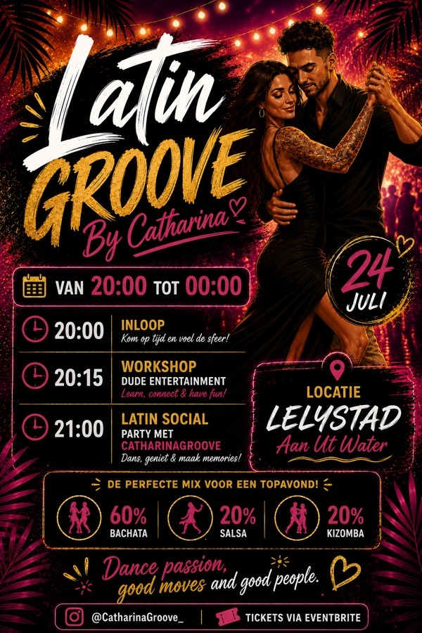 LatinGrooveByCatharina ~ Special Deal! OP=OP, LatinGrooveByCatharina te Lelystad LatinGrooveByCatharina ~ Special Deal! OP=OP: LatinGrooveByCatharina te Lelystad