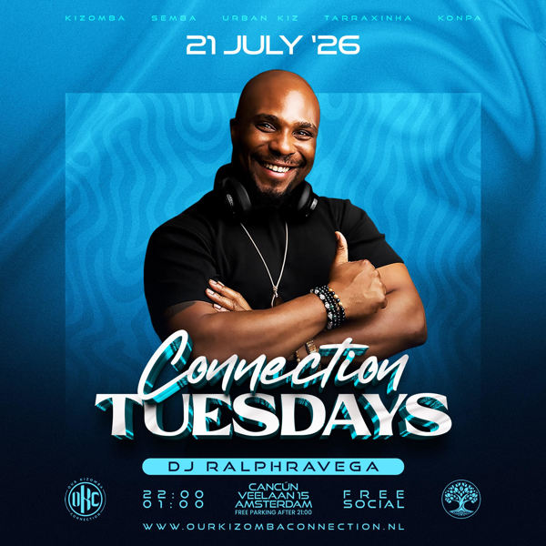 Connection Tuesday - Free Our Kizomba Connection Social, hello@outkizombaconnection.nl te Amsterdam Connection Tuesday - Free Our Kizomba Connection Social: hello@outkizombaconnection.nl te Amsterdam