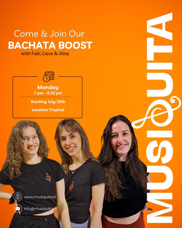 Summer Class Bachata BOOST, MUSIQUITA Dance Community te Utrecht Summer Class Bachata BOOST: MUSIQUITA Dance Community te Utrecht