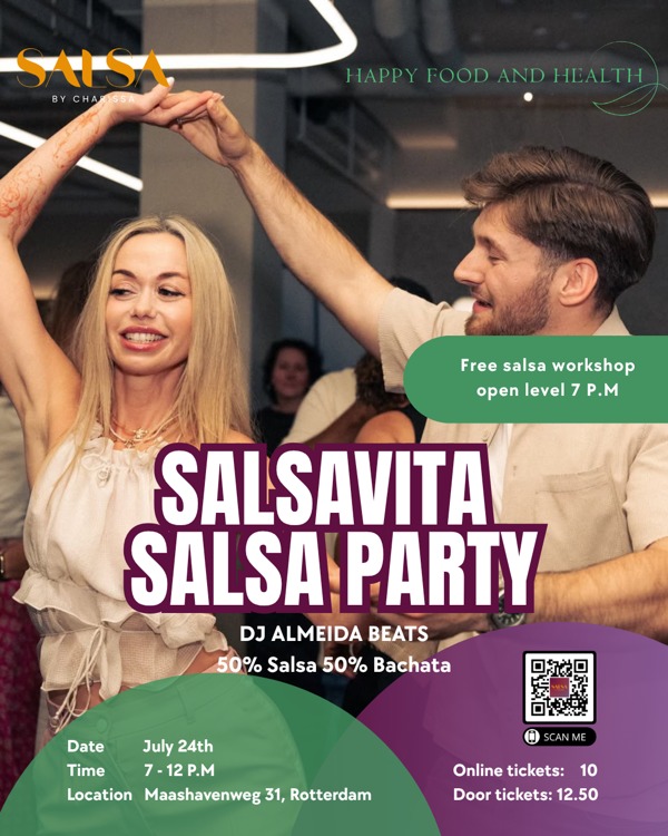 Salsavita Salsa Party, Salsa by Charissa te Rotterdam Salsavita Salsa Party: Salsa by Charissa te Rotterdam