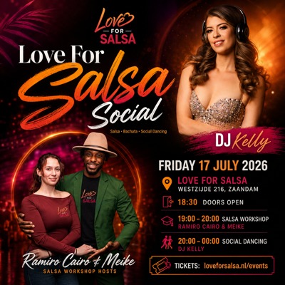 Love For Salsa Social | Salsa & Bachata Night Zaandam: Love For Salsa te Zaandam