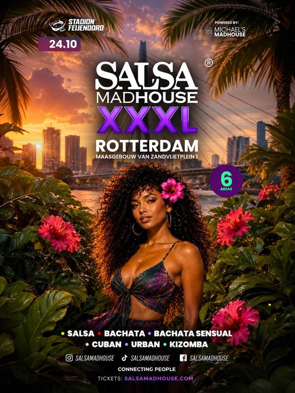 Salsa Madhouse XXXL De Kuip, Salsa Madhouse te Rotterdam Salsa Madhouse XXXL De Kuip: Salsa Madhouse te Rotterdam