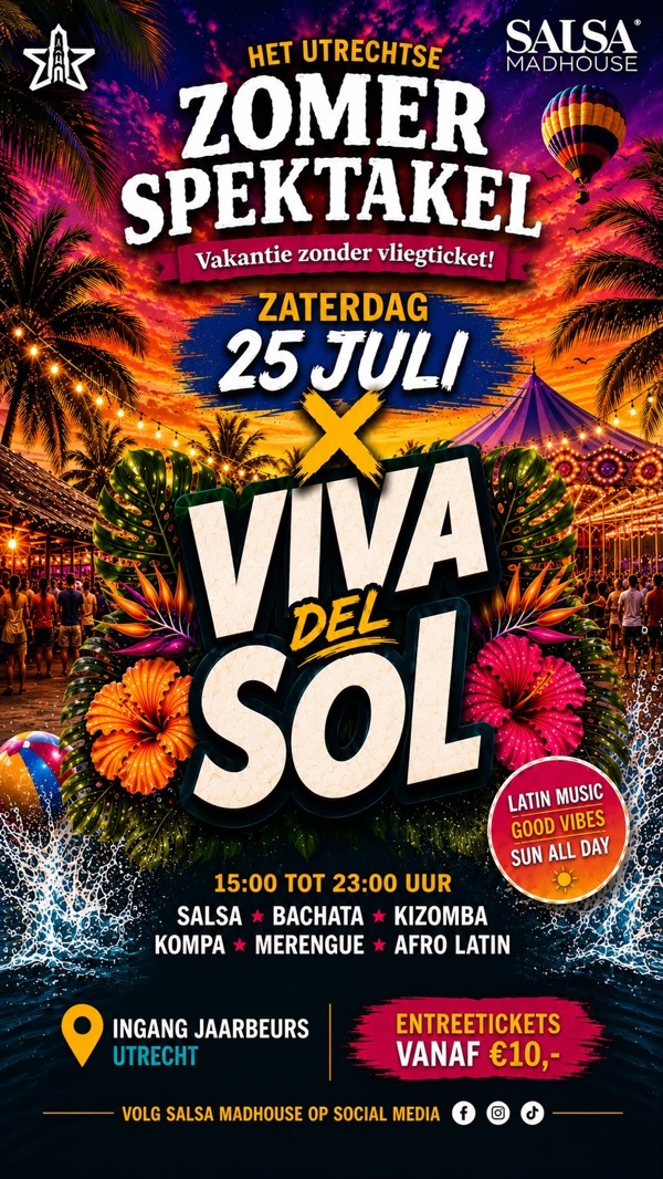 Viva del Sol, Salsa Madhouse te Utrecht Viva del Sol: Salsa Madhouse te Utrecht