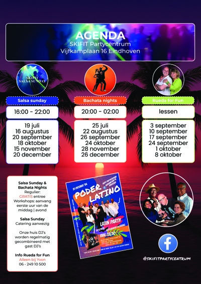 Skifit Salsa Sunday: skifit partycentrum te Eindhoven