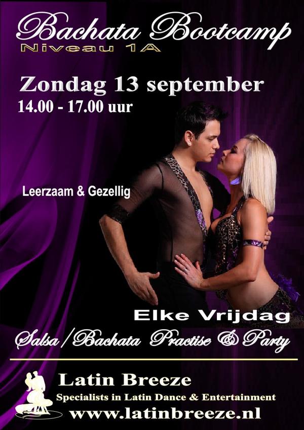 Bachata Bootcamp Niveau1A, Latin Breeze te Amsterdam Bachata Bootcamp Niveau1A: Latin Breeze te Amsterdam