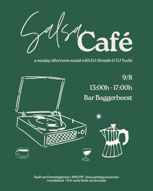 Salsa Café, Salsa con leche te Amsterdam Salsa Café: Salsa con leche te Amsterdam
