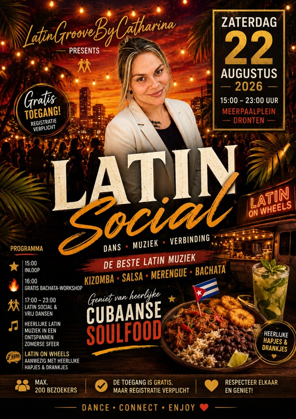 FREE ENTREE LatinGroove by Catharina, LatinGrooveByCatharina te Dronten FREE ENTREE LatinGroove by Catharina: LatinGrooveByCatharina te Dronten