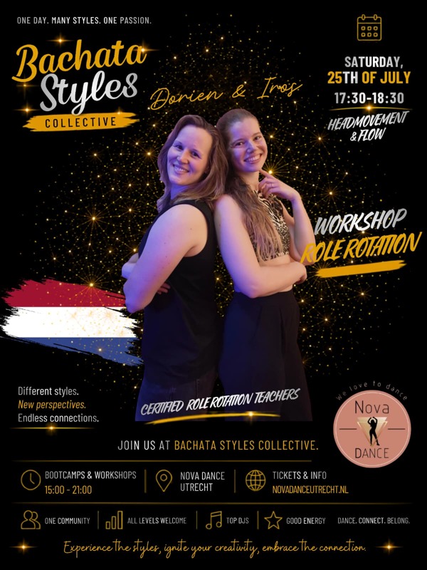 Workshop Role Rotation Styles Collective, Nova Dance Utrecht te Utrecht Workshop Role Rotation Styles Collective: Nova Dance Utrecht te Utrecht