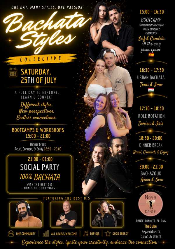 Social Bachata Styles Collective, Nova Dance Utrecht te Utrecht Social Bachata Styles Collective: Nova Dance Utrecht te Utrecht